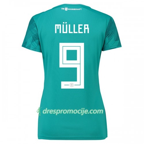 Njemačka Dres MUller 9 Ženska Gostujući Svjetsko prvenstvo 2018 Njemačka Dres MUller 9 Ženska Gostujući Svjetsko prvenstvo 2018